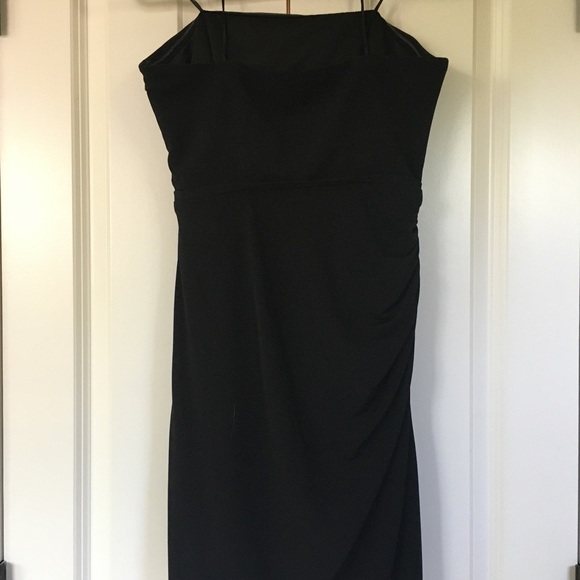 MAXandCLEO Black Strapless Cocktail Dress - Picture 3 of 3